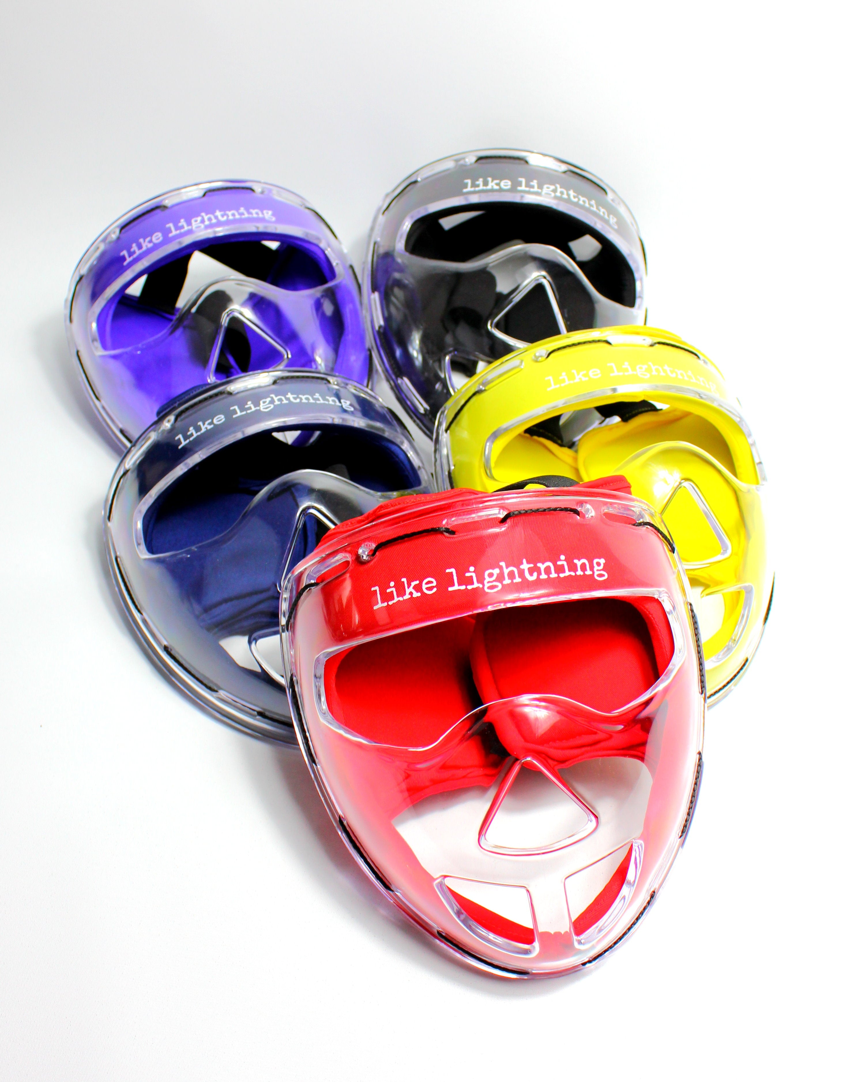 Lighting Protection Mask PC Face Masks – Like Lightning Hockey Gear